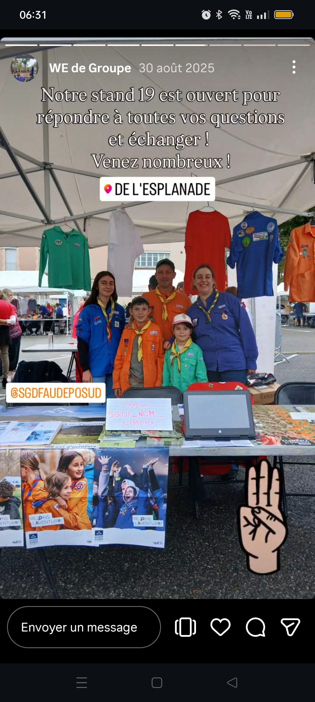 Groupe Notre Dame de Marceille scouts et guides de France