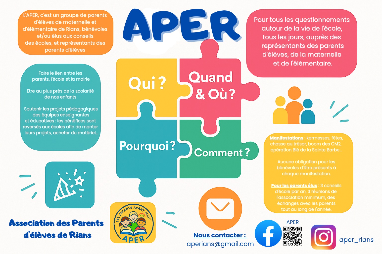 Association des Parents d'Eleves de Rians (APER)