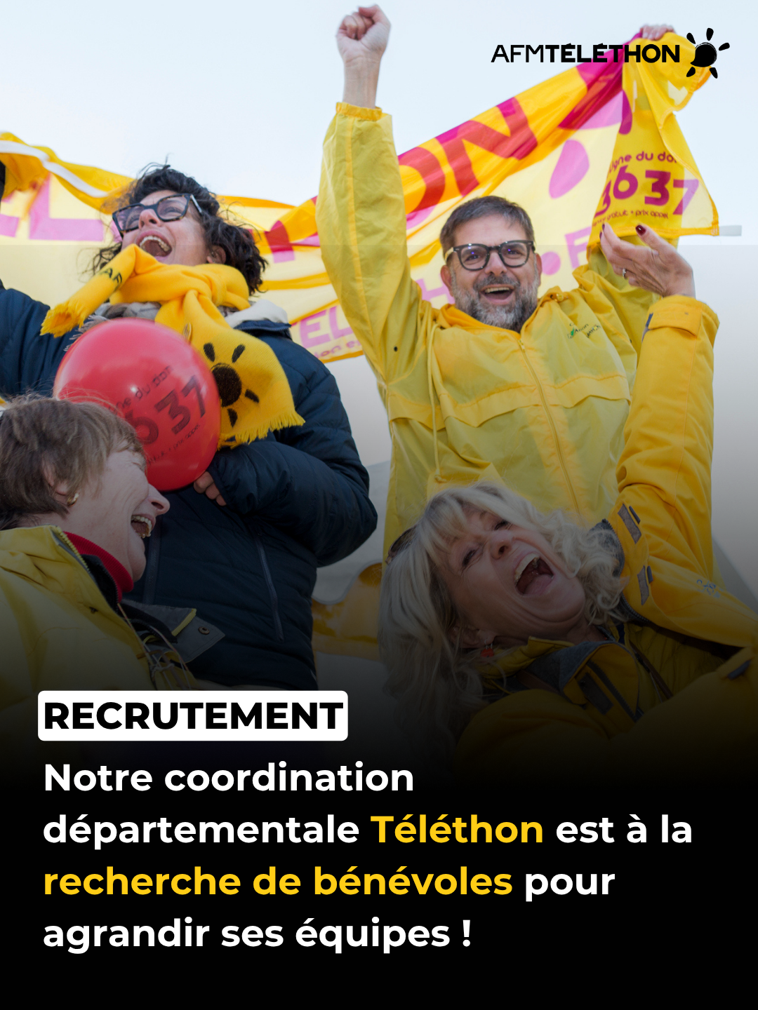Je mobilise et accompagne les organisateurs d'animations du Téléthon