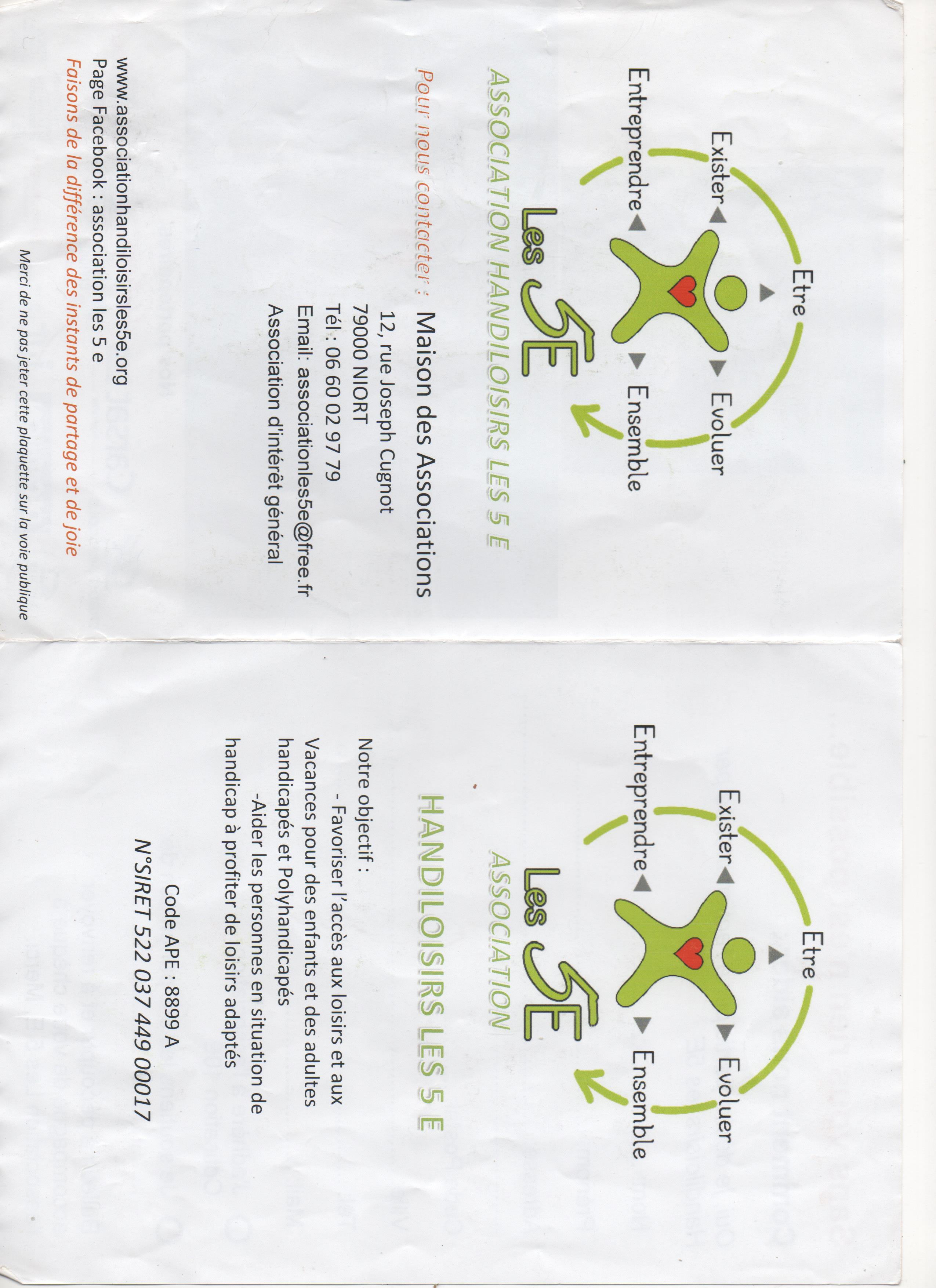 Association handiloisirs les 5 E