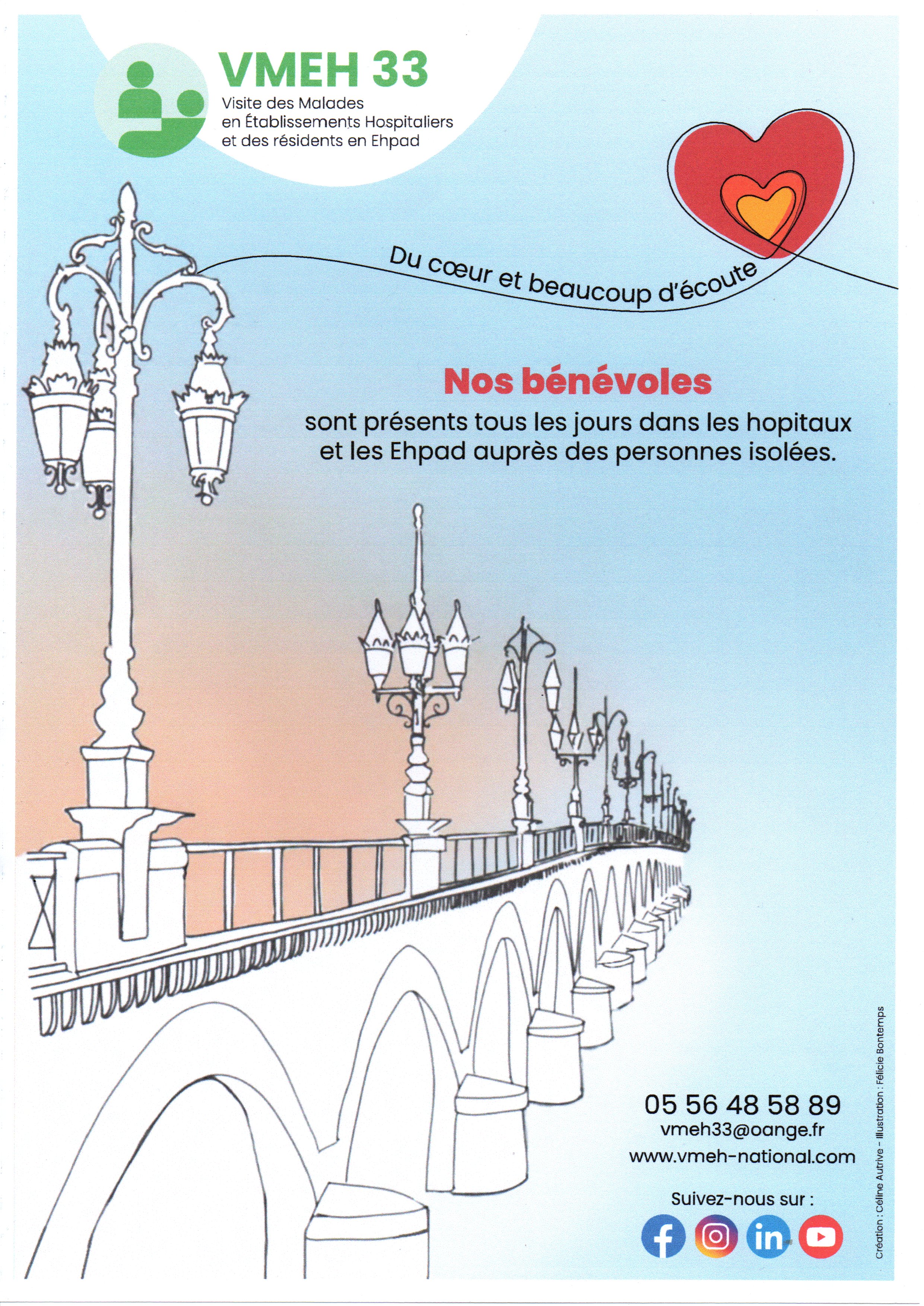 VISITE DES MALADES DANS LES ETABLISSEMENTS HOSPITALIERS DU DEPARTEMENT DE LA GIRONDE - V.M.E.H. 33