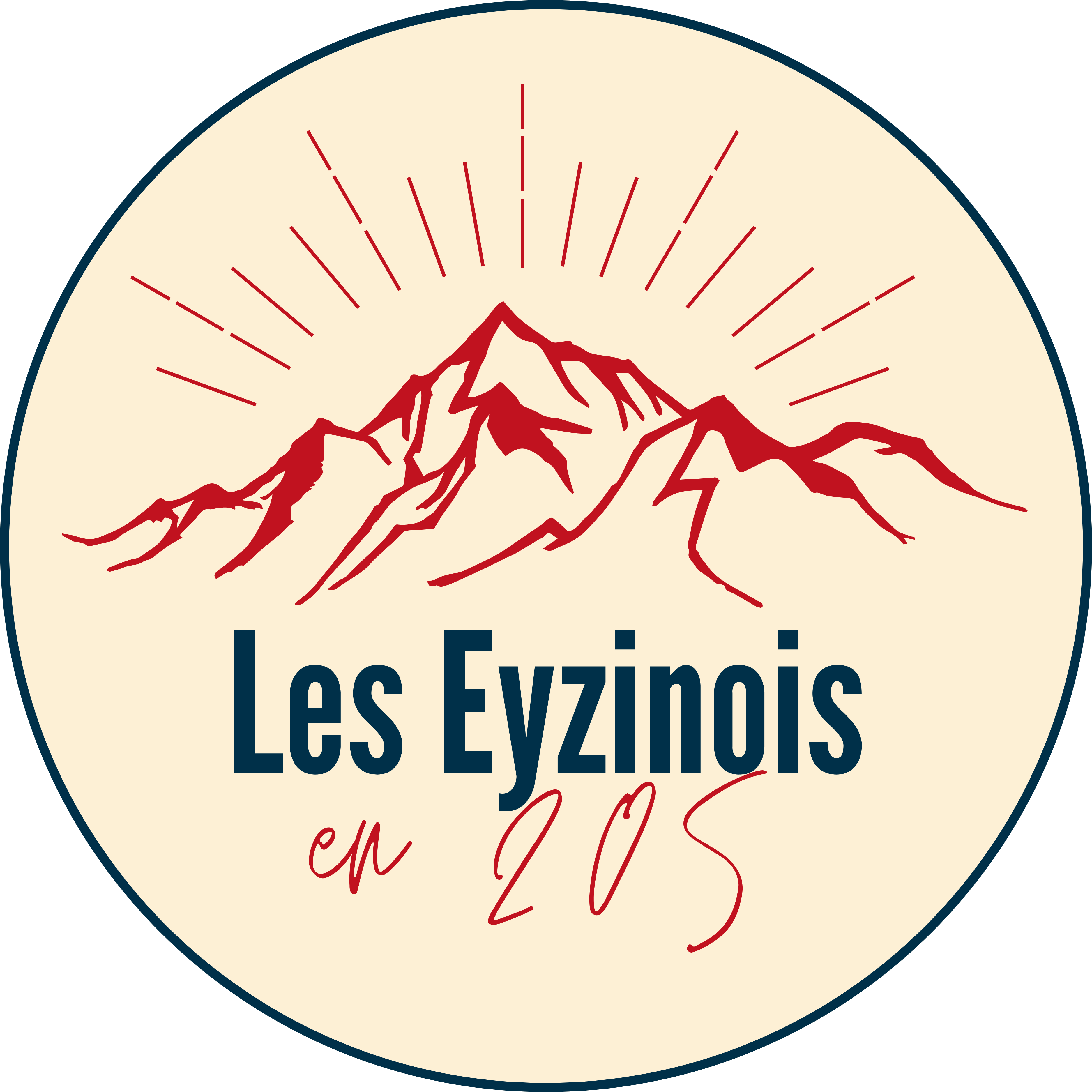 Les Eyzinois en 205