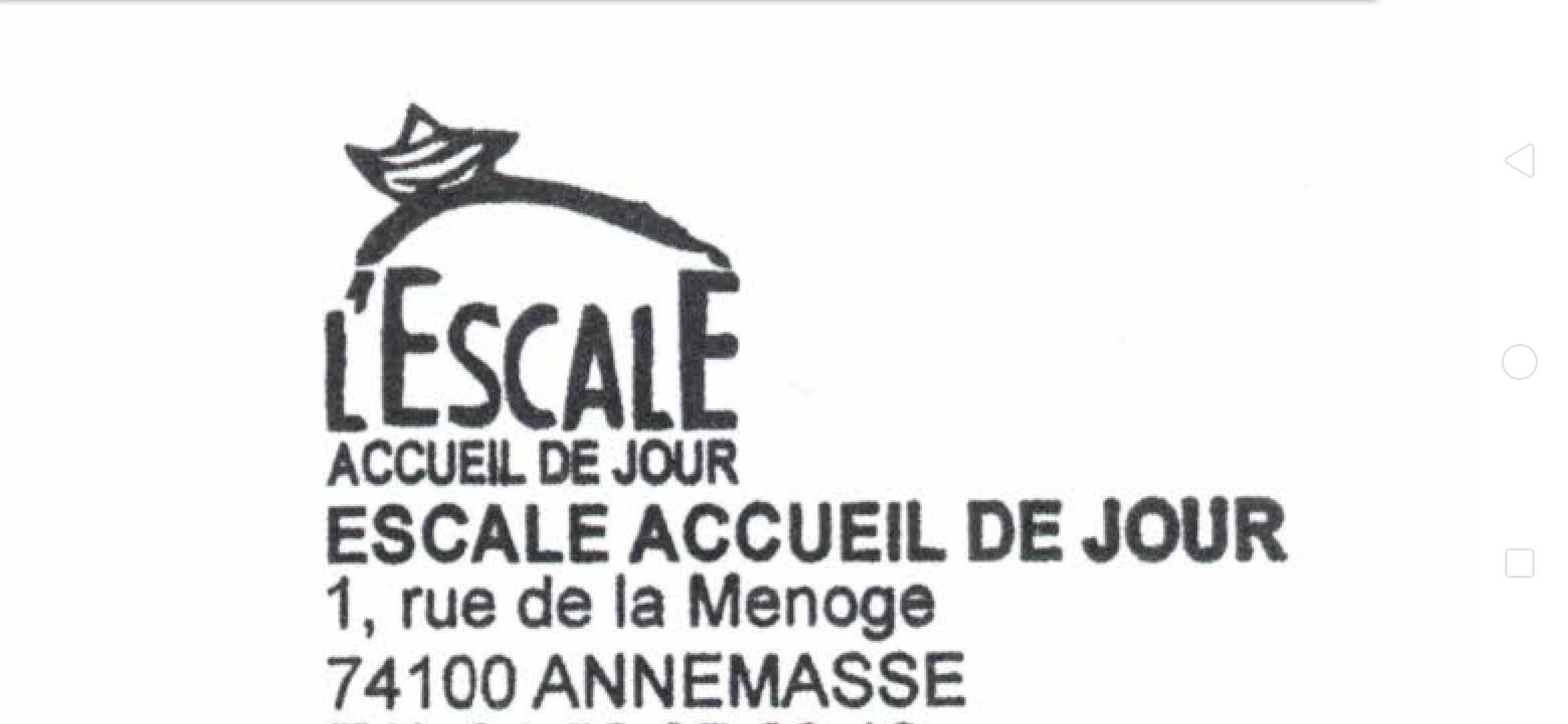 ESCALE ACCUEIL DE JOUR